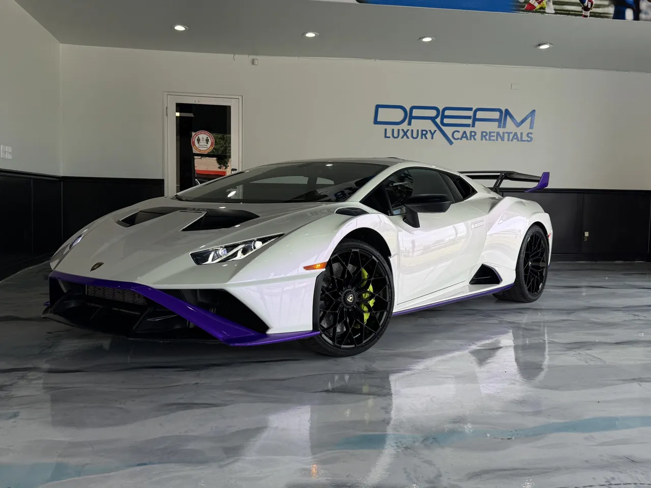 Lamborghini Huracan STO for exotic car rental