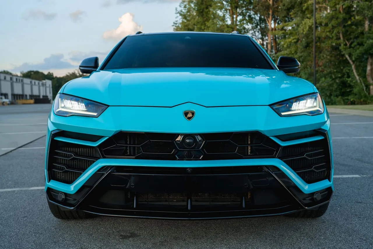 Blue Lamborghini Urus, photo 3 for airport transfers Blue Lamborghini Urus, photo 3 for airport transfers