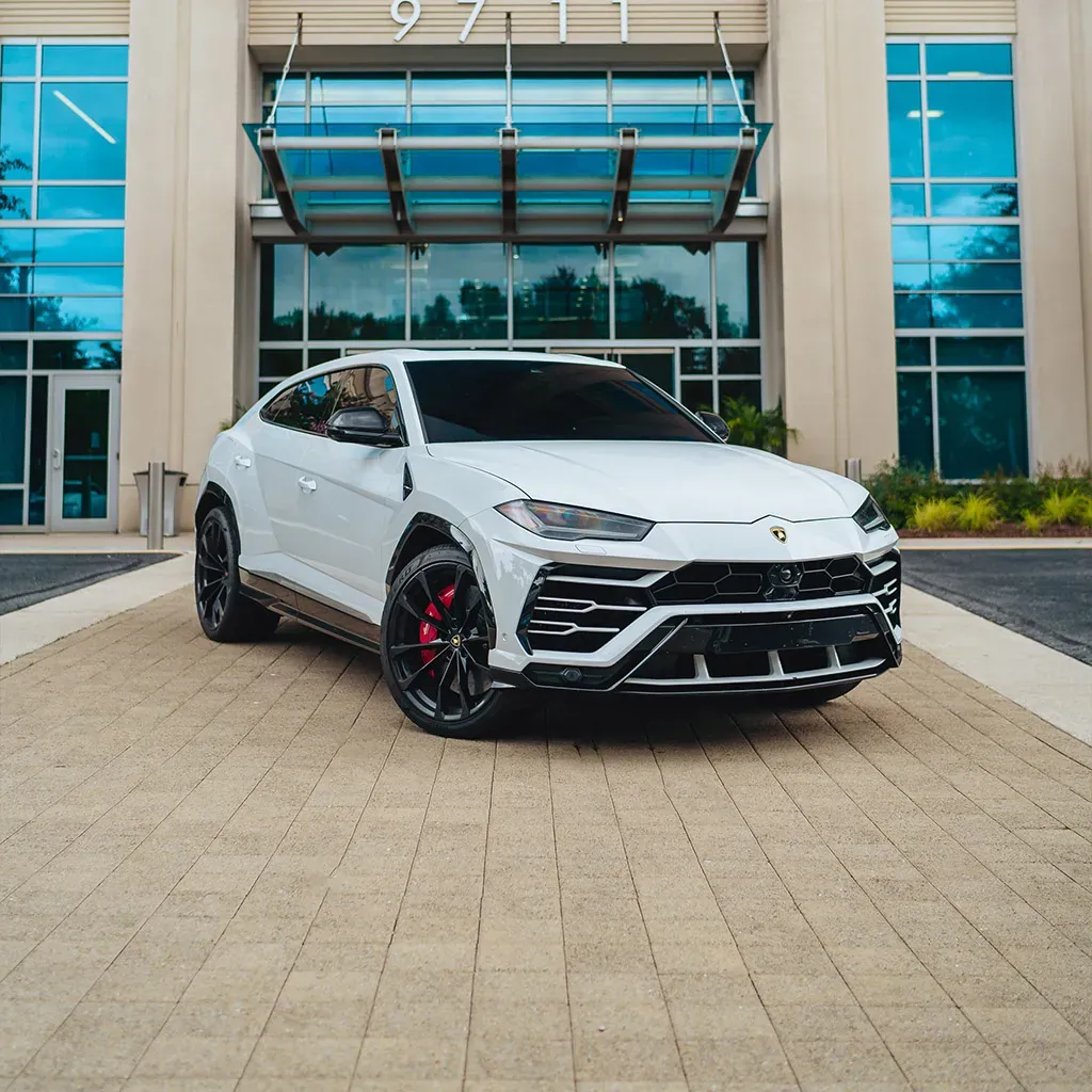 Lamborghini Urus Ibis White, photo 11 for wedding car rental in Rockville, MD Lamborghini Urus Ibis White, photo 11 for wedding car rental in Rockville, MD