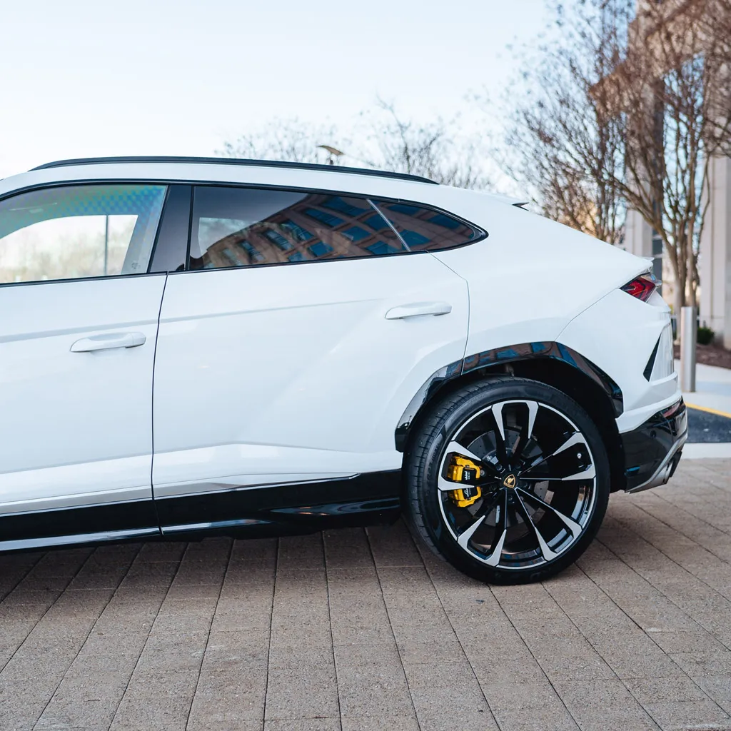 White Lamborghini Urus Omnino Albus, photo 7 for wedding car rental in Rockville, MD