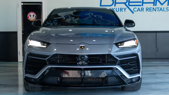 Grey Lamborghini Urus Special Edition for exotic car rental in Southfield, MI Grey Lamborghini Urus Special Edition for exotic car rental in Southfield, MI