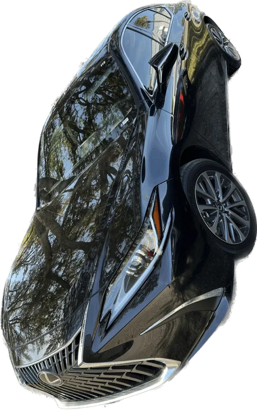 Black Lexus ES350 for chauffeur car rental in Sebring, FL