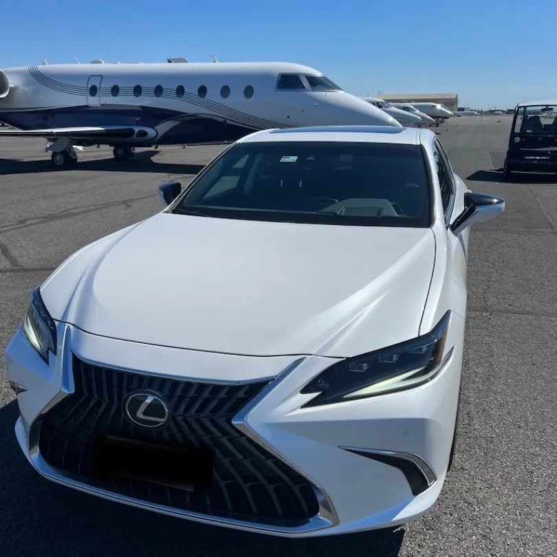 White Lexus Executive Sedan for sedan rental in San Joaquin County, CA