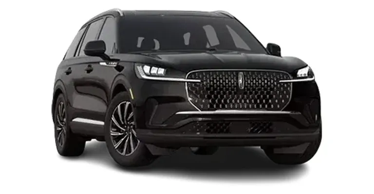Black Lincoln Aviator for airport transfers Black Lincoln Aviator for airport transfers