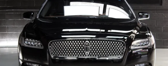 Black Lincoln Continental for sedan rental
