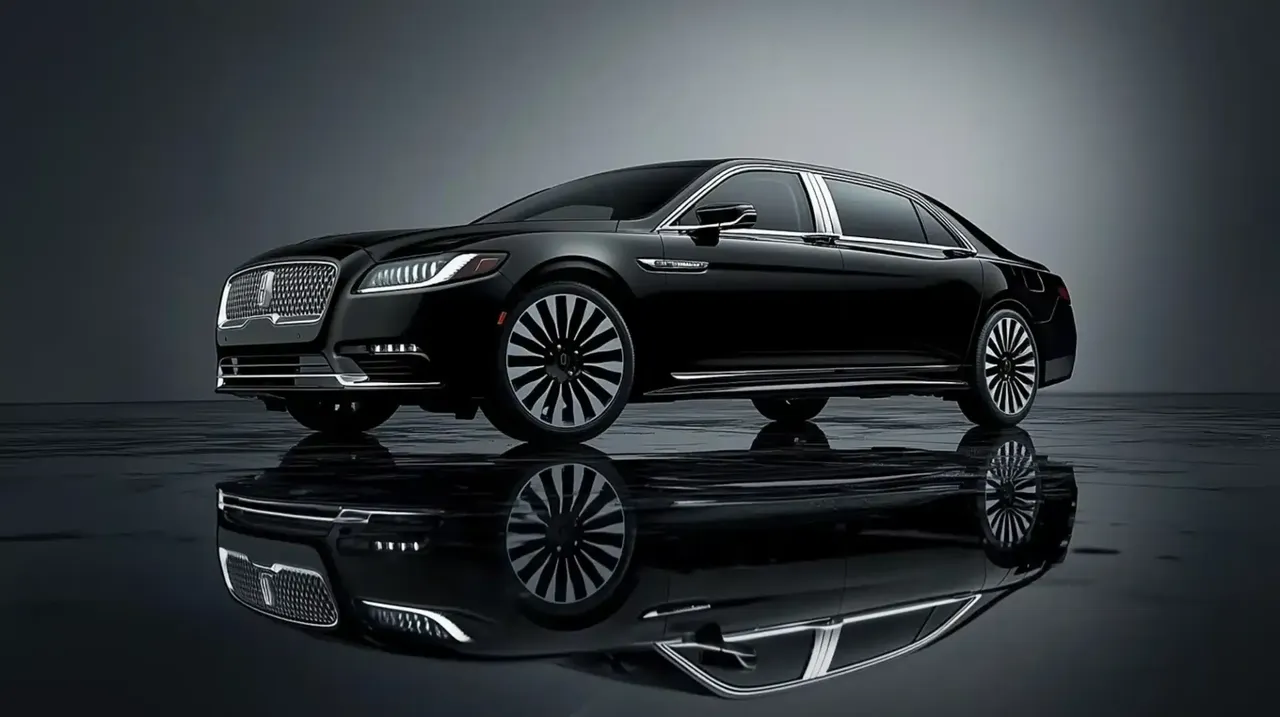 Black Lincoln Continental for black car service in Kern County, CA Black Lincoln Continental for black car service in Kern County, CA