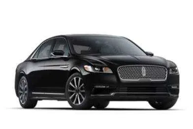 Black Lincoln Continental for sedan rental in Lyons, GA