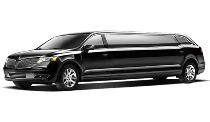 Black Lincoln MKT Limousine for party bus rental in Willows, CA