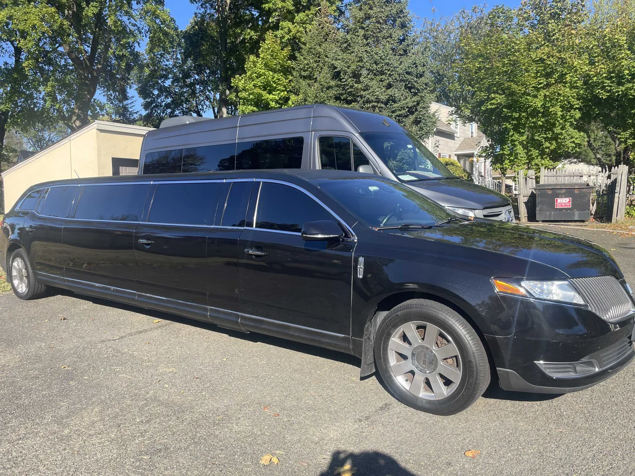 Black Lincoln MKT Limousine for prom car rental in Lexington, NY