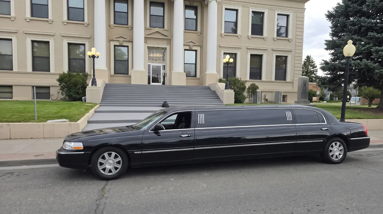 Black Lincoln Town Car Limousine, photo 4 for limo rental Black Lincoln Town Car Limousine, photo 4 for limo rental