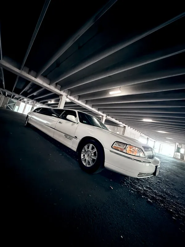 White Lincoln Town CAR Limousine #6, photo 5 for limo rental in Hampden County, MA
