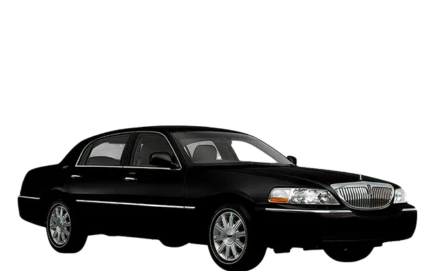 Lincoln Town Car Sedan for chauffeur car rental in Carrizo Springs, TX