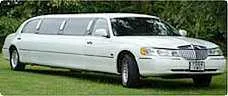 Lincoln Towncar Stretch Limousine(White) for cadillac escalade limo in Jefferson, NC