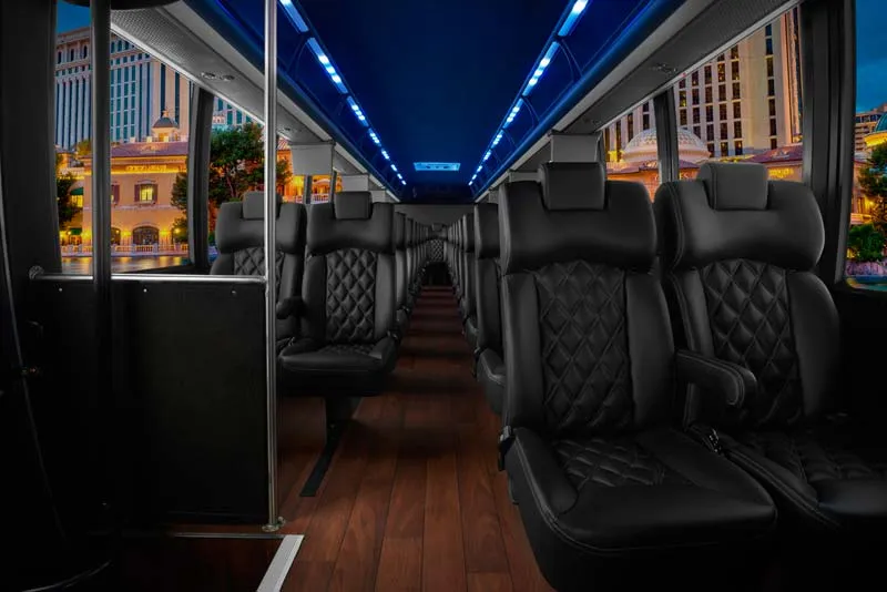 Luxury Shuttle Bus, photo 2 for charter bus rental in Madison, WI Luxury Shuttle Bus, photo 2 for charter bus rental in Madison, WI