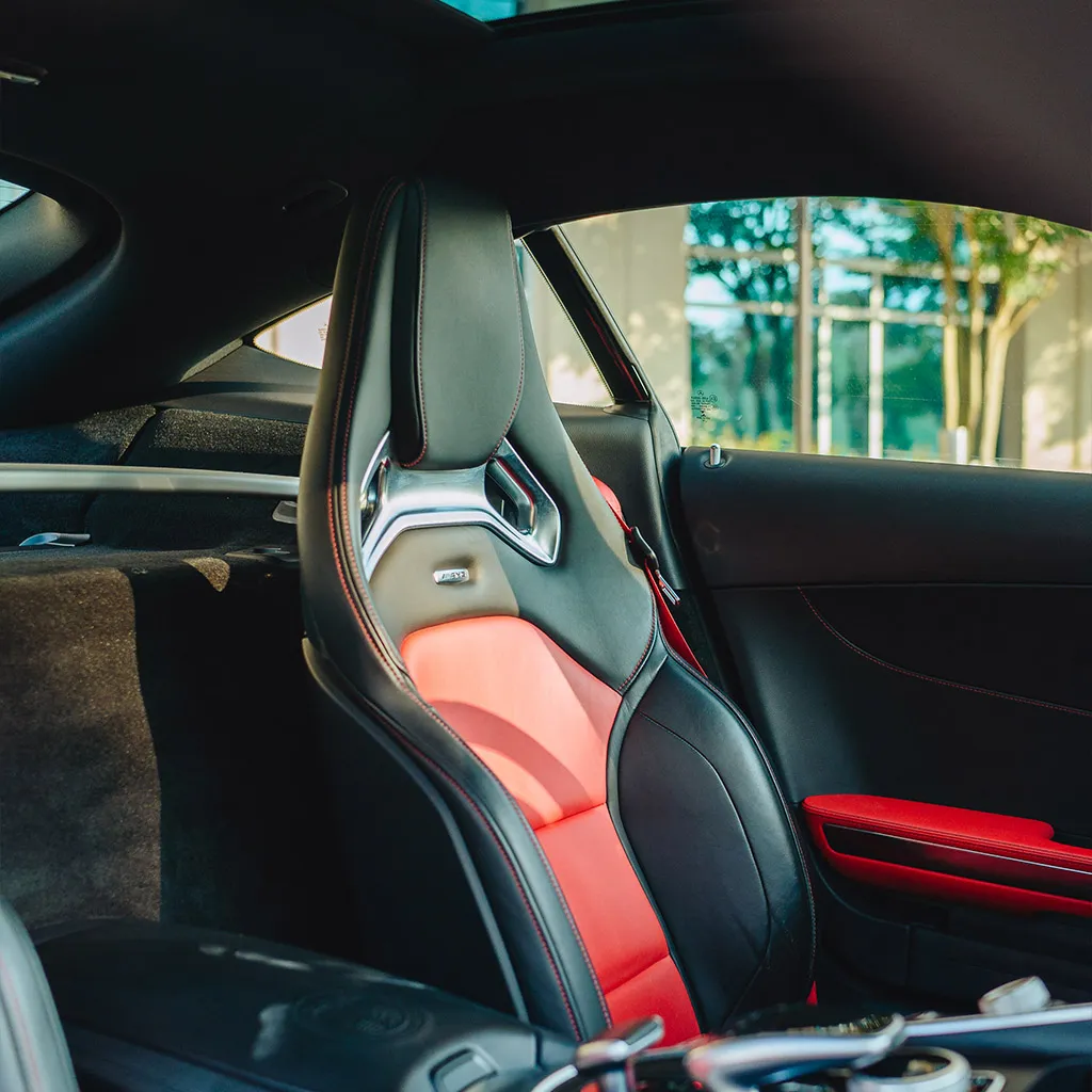 Silver Mercedes-AMG GTS Coupe, photo 2 for sedan rental in Crosby, PA