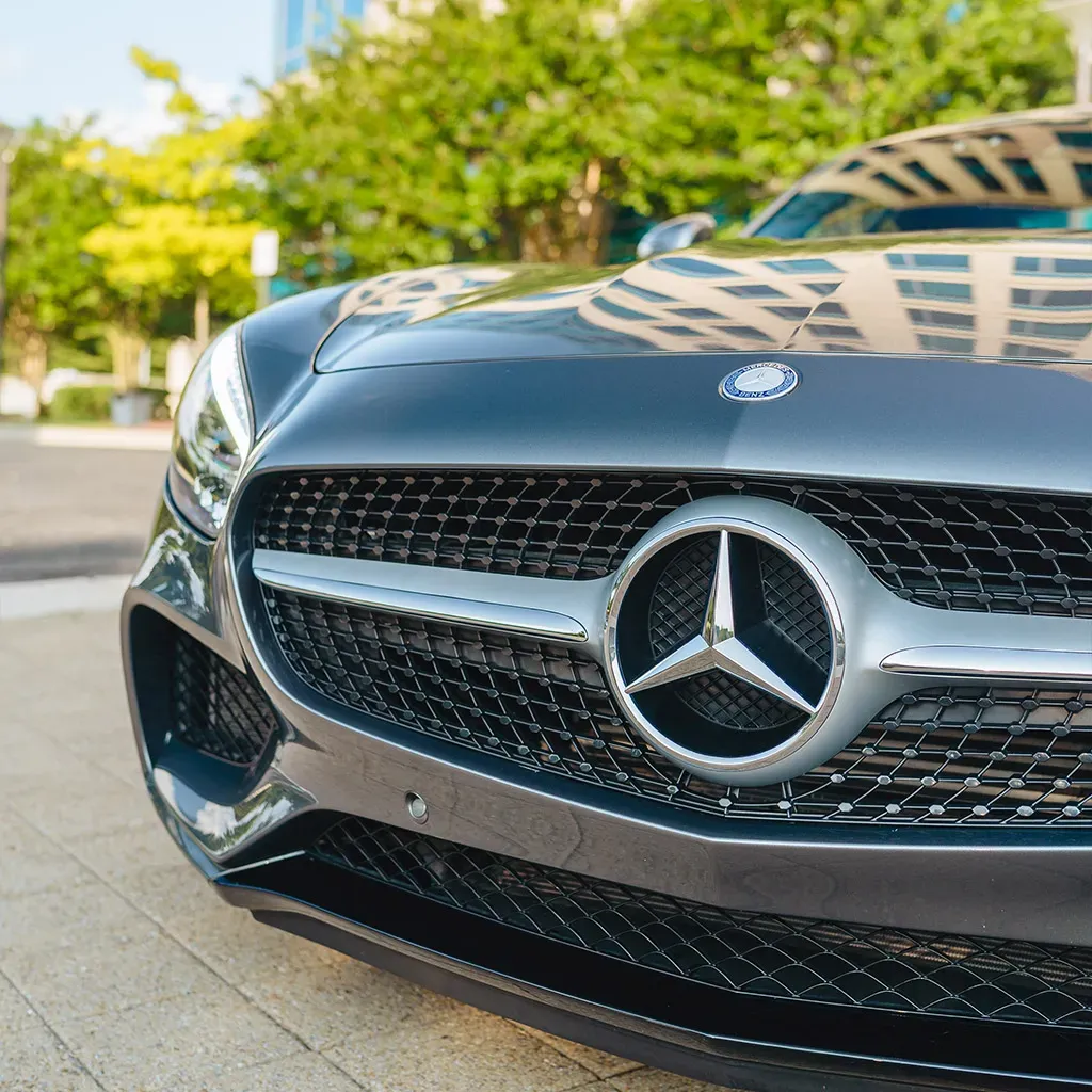 Silver Mercedes-AMG GTS Coupe, photo 4 for sedan rental in Crosby, PA