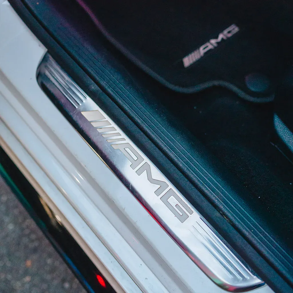 White Mercedes-Benz AMG GT63S with Starlight Headliner, photo 6 for sedan rental in Delaware