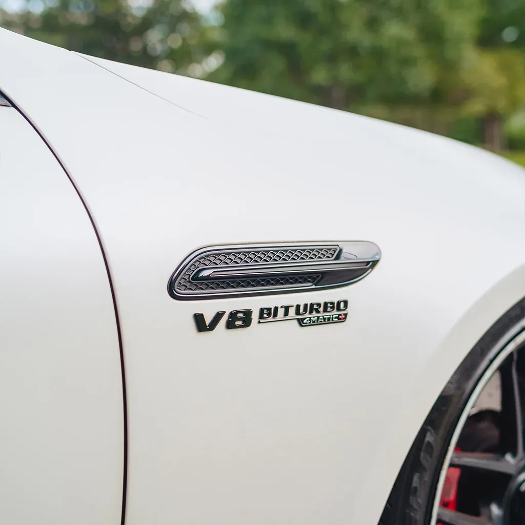 White Mercedes-Benz AMG GT63S with Starlight Headliner, photo 8 for sedan rental in Rockville, MD White Mercedes-Benz AMG GT63S with Starlight Headliner, photo 8 for sedan rental in Rockville, MD