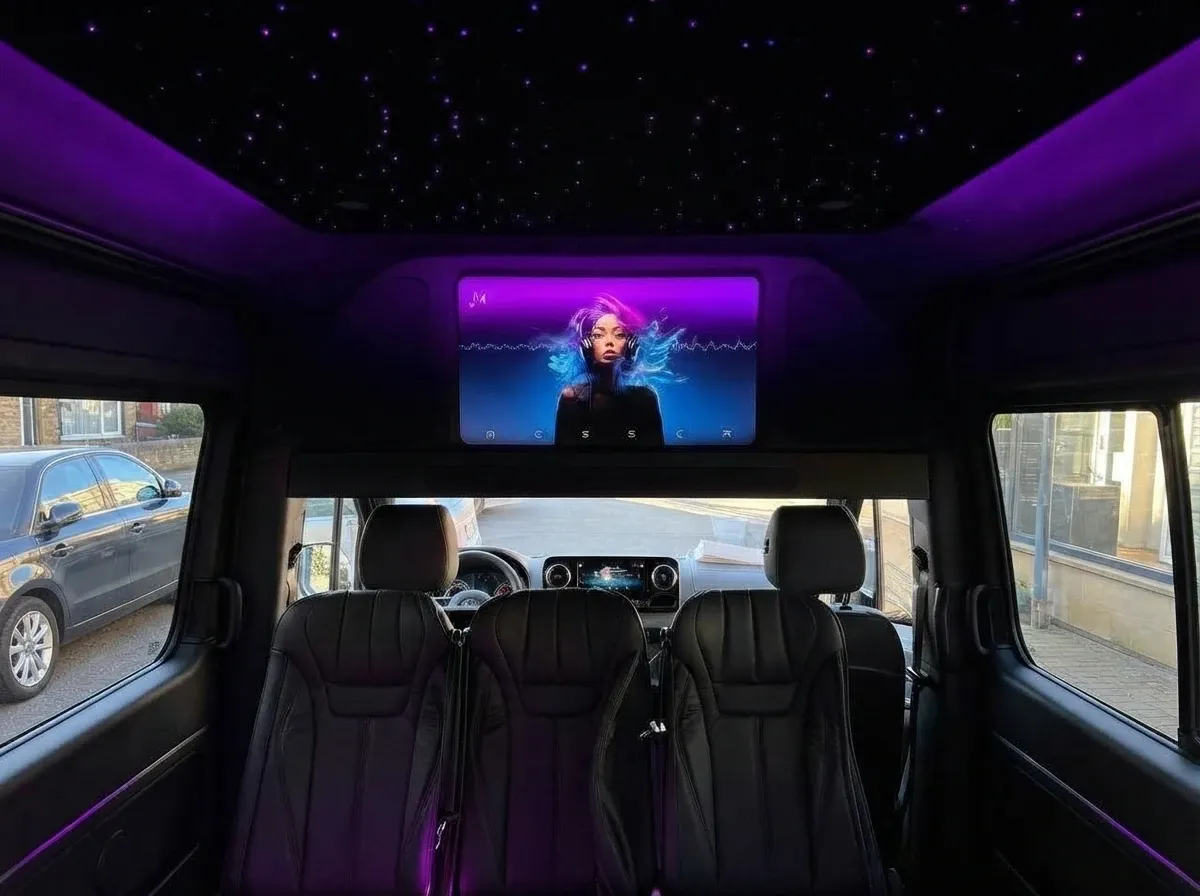 Black Mercedes-Benz Executive Sprinter, photo 3 for minibus rental Black Mercedes-Benz Executive Sprinter, photo 3 for minibus rental