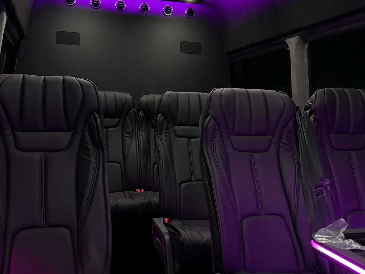 Black Mercedes-Benz Executive Sprinter for minibus rental Black Mercedes-Benz Executive Sprinter for minibus rental