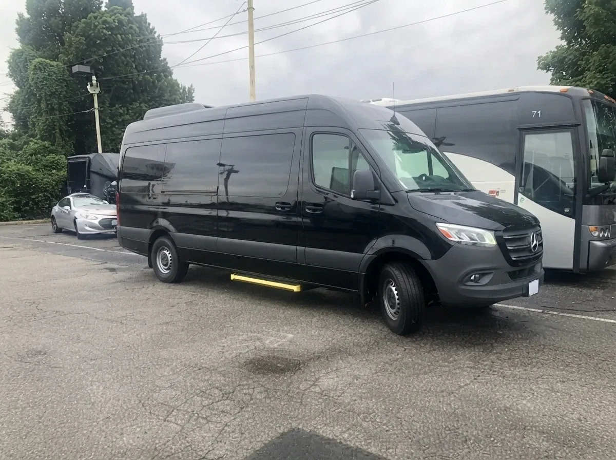 Black Mercedes-Benz Executive Sprinter, photo 2 for minibus rental Black Mercedes-Benz Executive Sprinter, photo 2 for minibus rental