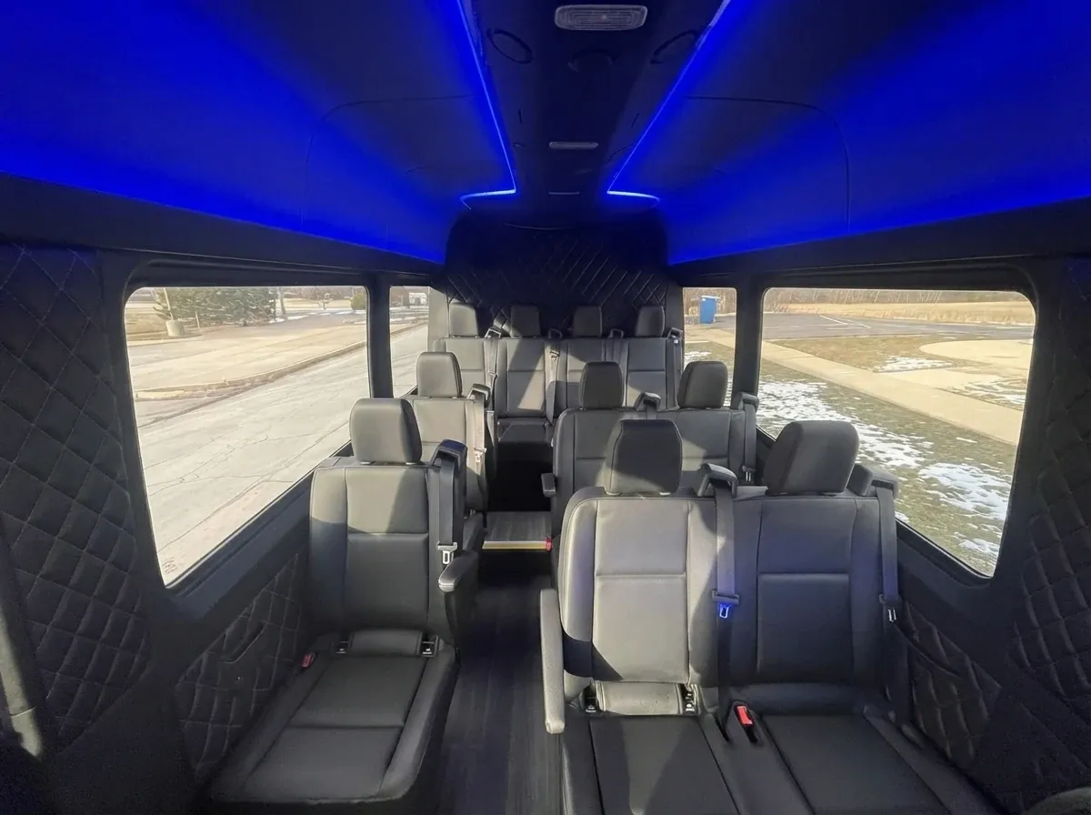 Black Mercedes-Benz Executive Sprinter, photo 2 for minibus rental Black Mercedes-Benz Executive Sprinter, photo 2 for minibus rental