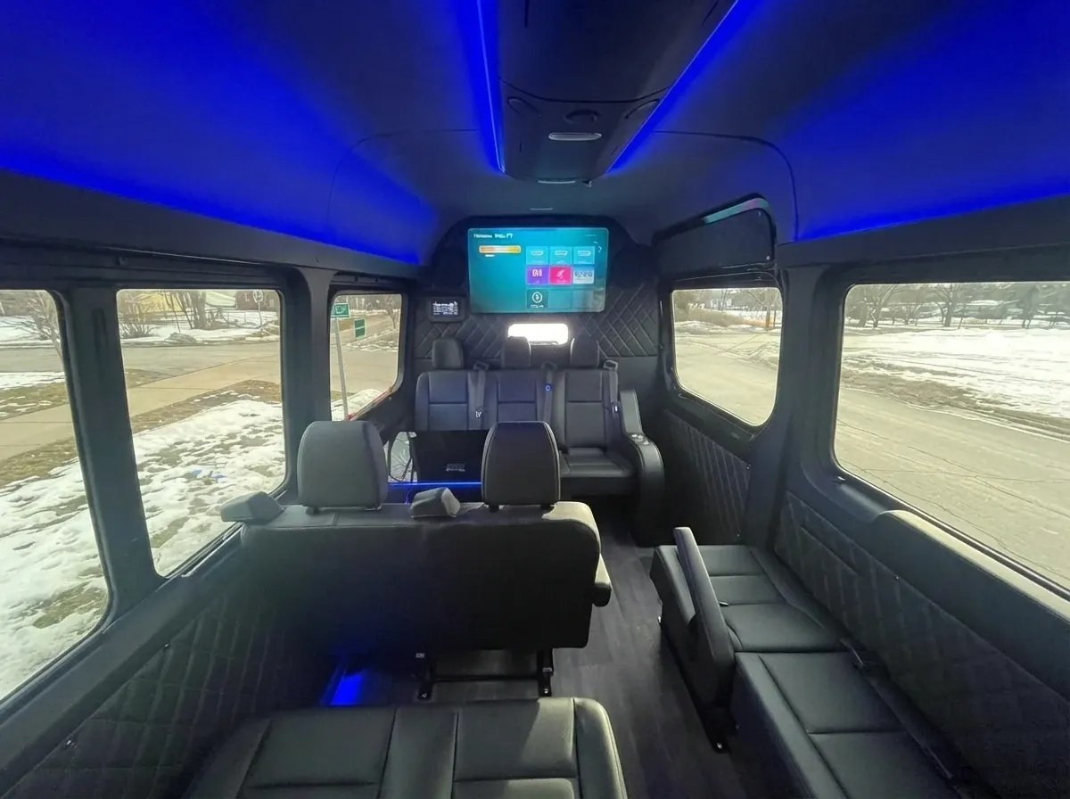 Black Mercedes-Benz Executive Sprinter, photo 3 for minibus rental Black Mercedes-Benz Executive Sprinter, photo 3 for minibus rental