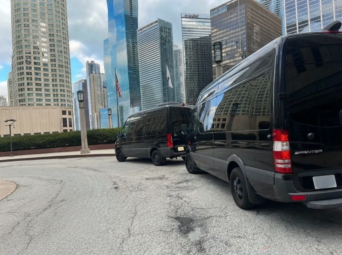 Black Mercedes-Benz Executive Sprinter, photo 4 for minibus rental Black Mercedes-Benz Executive Sprinter, photo 4 for minibus rental