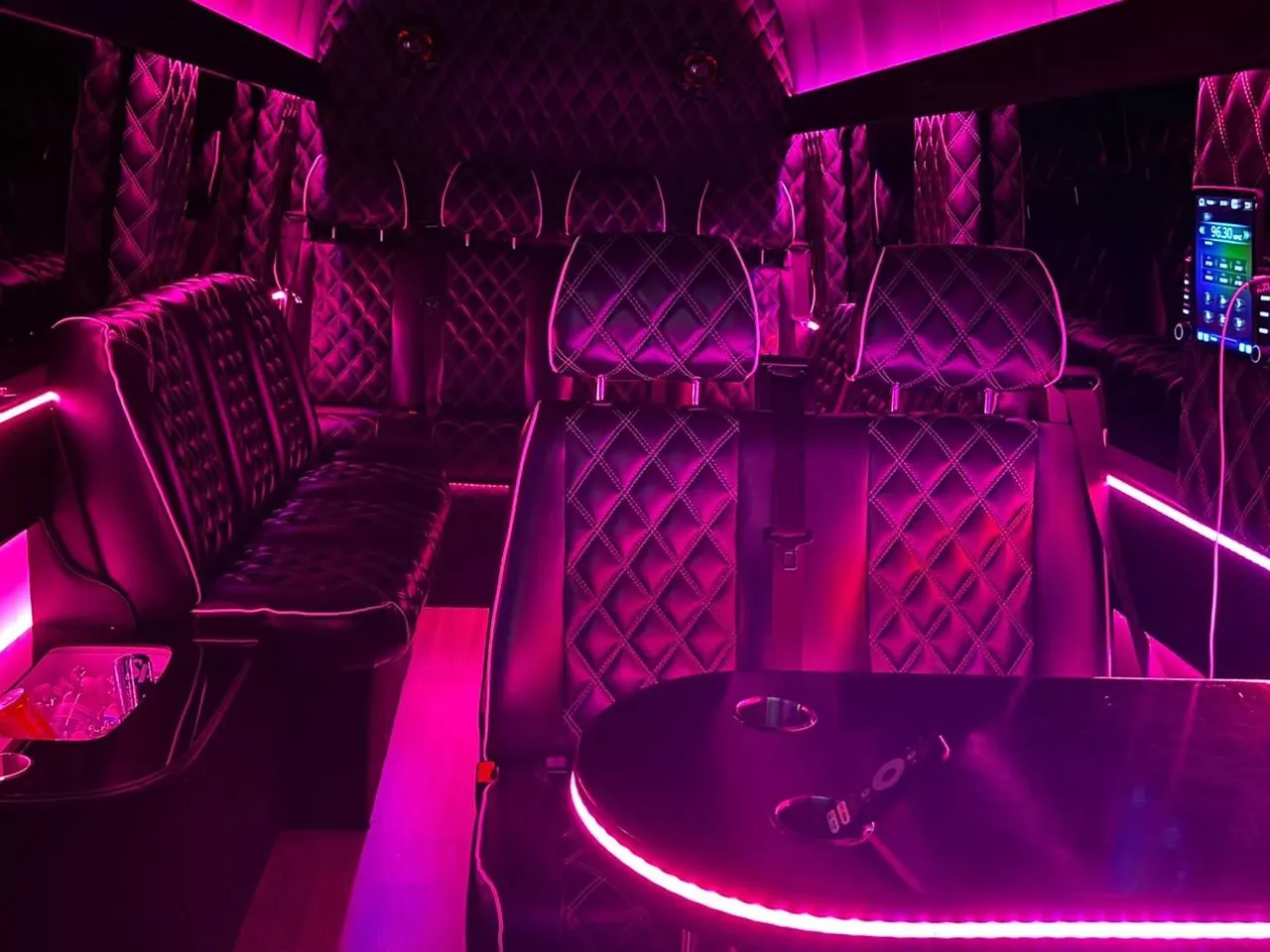 Black Mercedes-Benz Executive Sprinter, photo 3 for party bus rental Black Mercedes-Benz Executive Sprinter, photo 3 for party bus rental