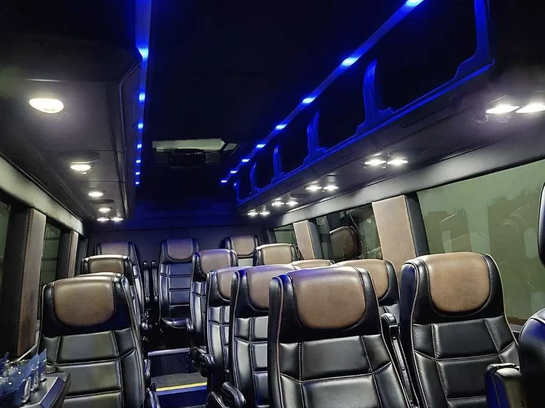 Black Mercedes-Benz Executive Sprinter, photo 2 for minibus rental Black Mercedes-Benz Executive Sprinter, photo 2 for minibus rental