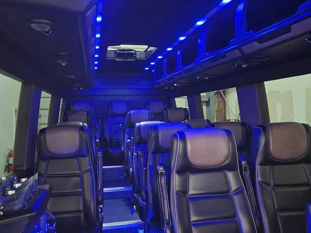 Black Mercedes-Benz Executive Sprinter, photo 3 for minibus rental Black Mercedes-Benz Executive Sprinter, photo 3 for minibus rental