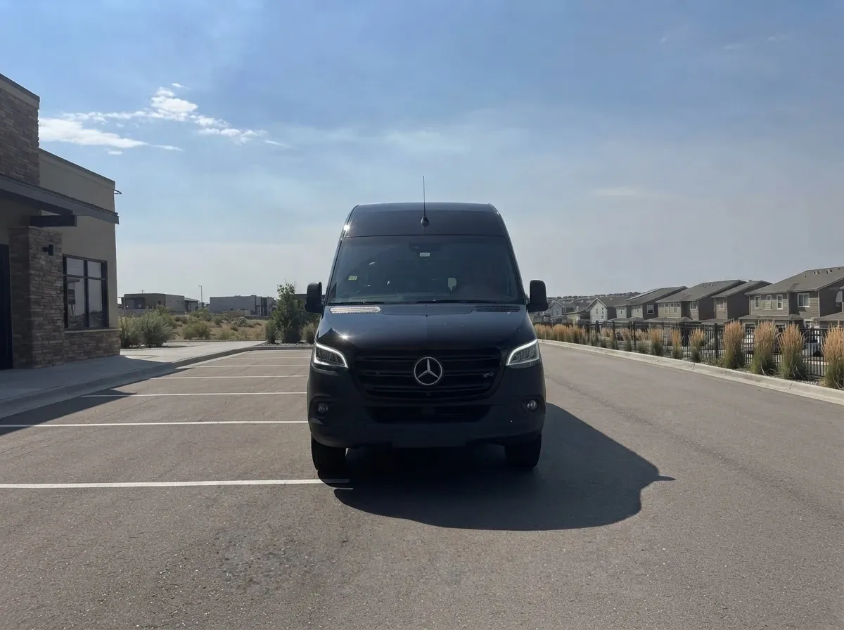 Black Mercedes-Benz Executive Sprinter, photo 2 for minibus rental Black Mercedes-Benz Executive Sprinter, photo 2 for minibus rental