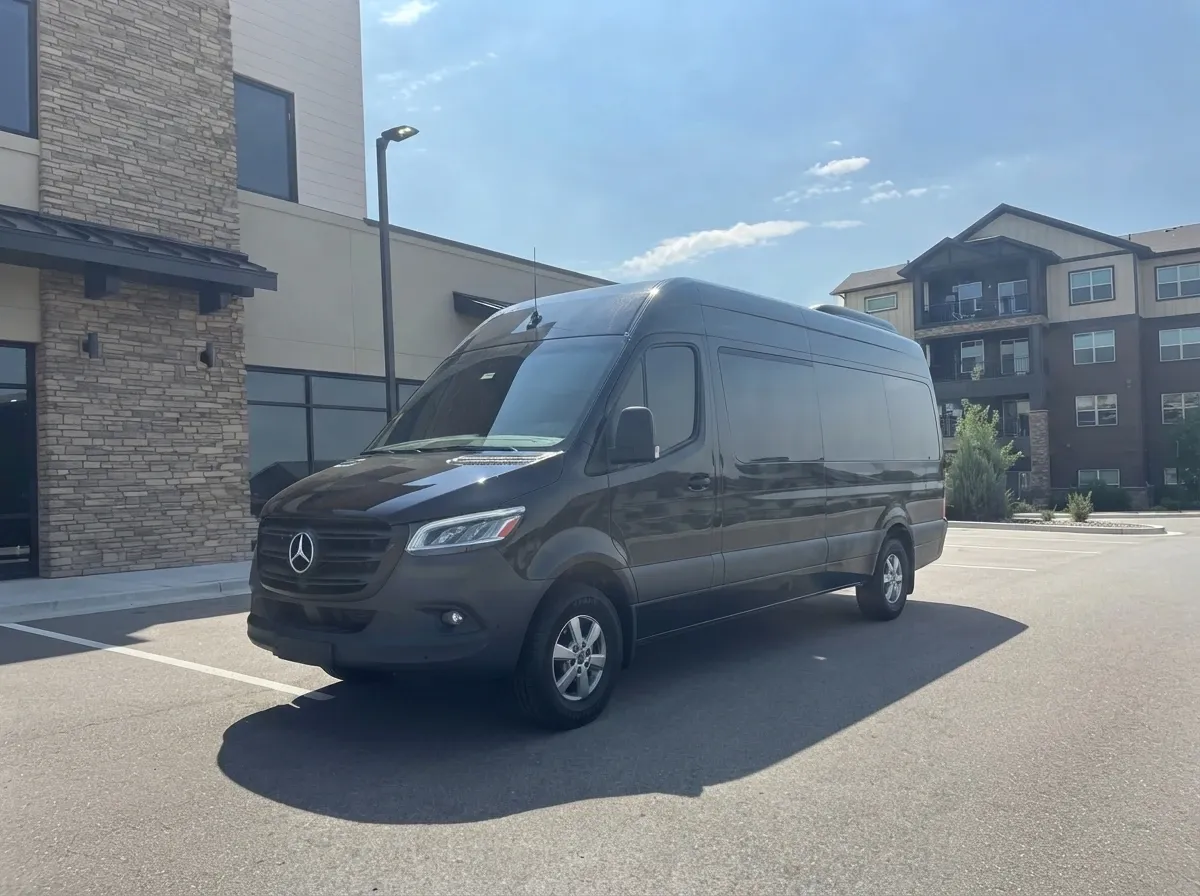 Black Mercedes-Benz Executive Sprinter, photo 3 for minibus rental Black Mercedes-Benz Executive Sprinter, photo 3 for minibus rental