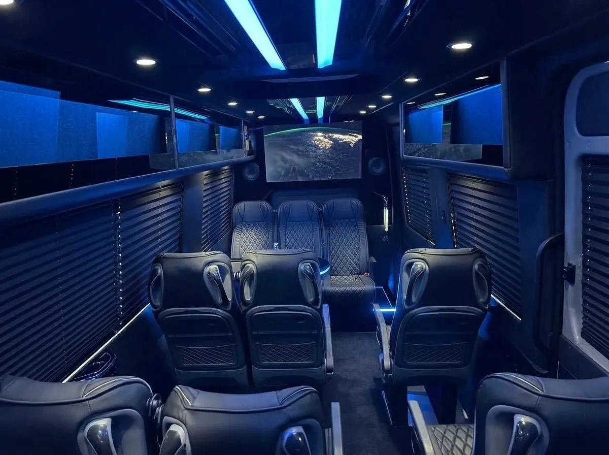 Black Mercedes-Benz Executive Sprinter, photo 2 for minibus rental Black Mercedes-Benz Executive Sprinter, photo 2 for minibus rental