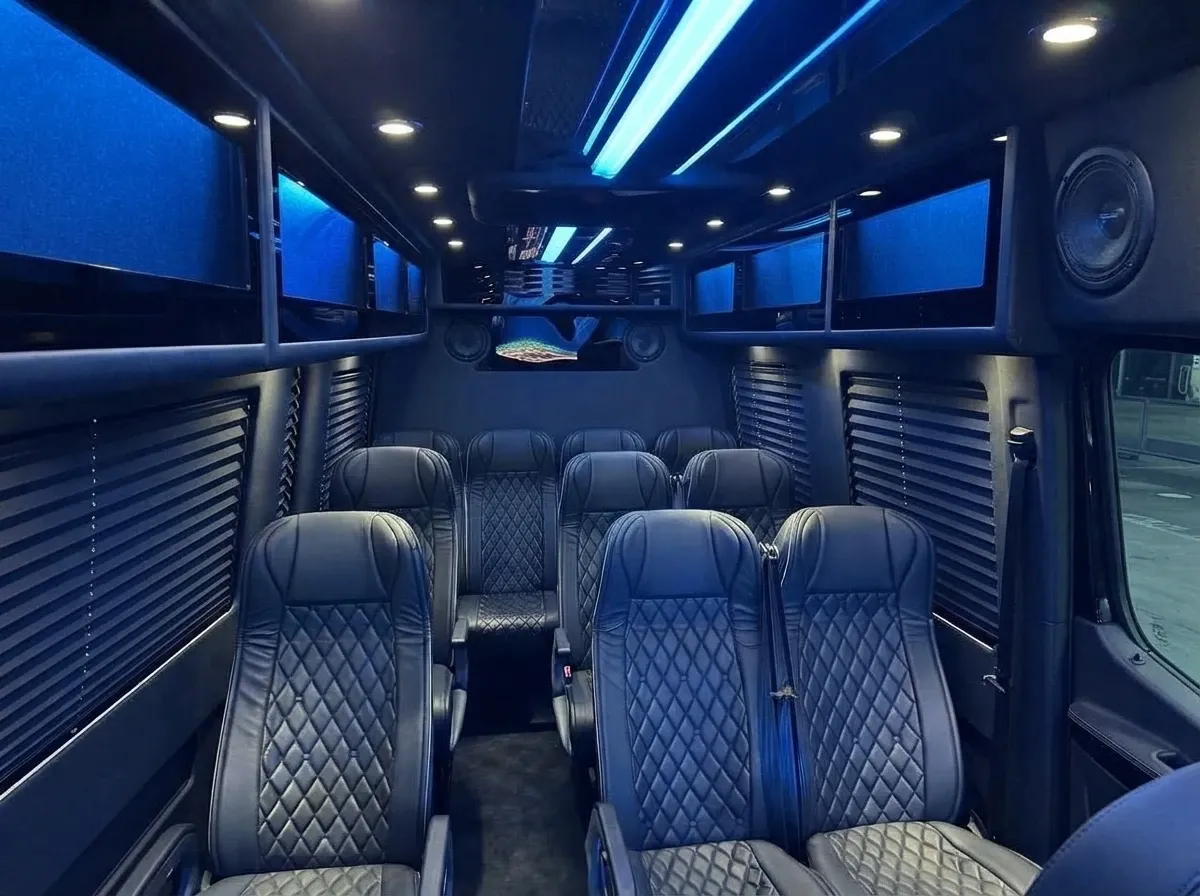 Black Mercedes-Benz Executive Sprinter, photo 3 for minibus rental Black Mercedes-Benz Executive Sprinter, photo 3 for minibus rental