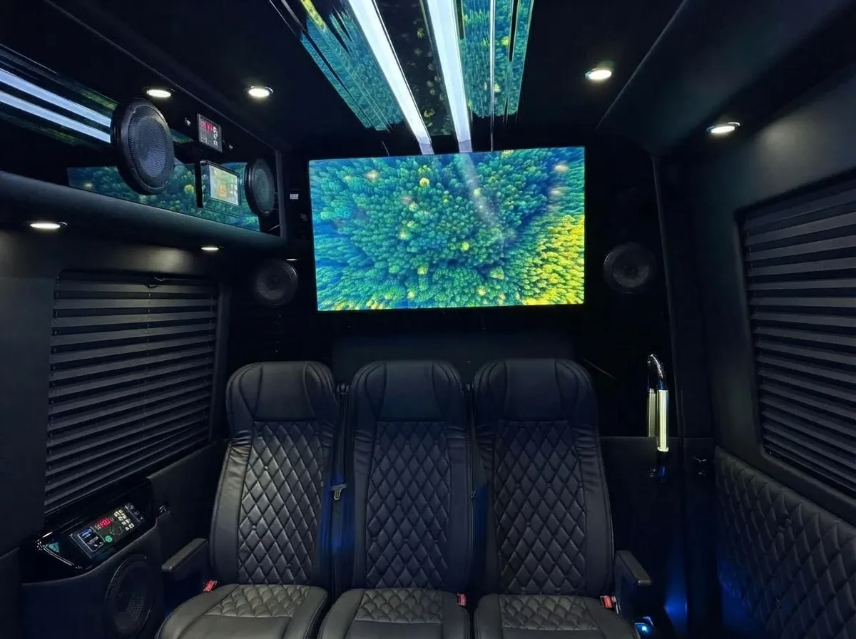 Black Mercedes-Benz Executive Sprinter, photo 4 for minibus rental Black Mercedes-Benz Executive Sprinter, photo 4 for minibus rental