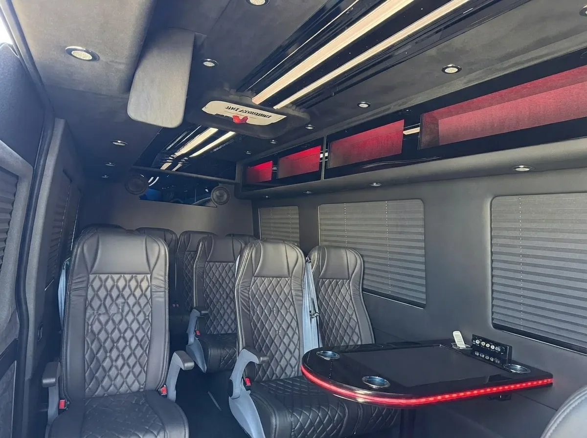 Black Mercedes-Benz Executive Sprinter, photo 6 for minibus rental Black Mercedes-Benz Executive Sprinter, photo 6 for minibus rental