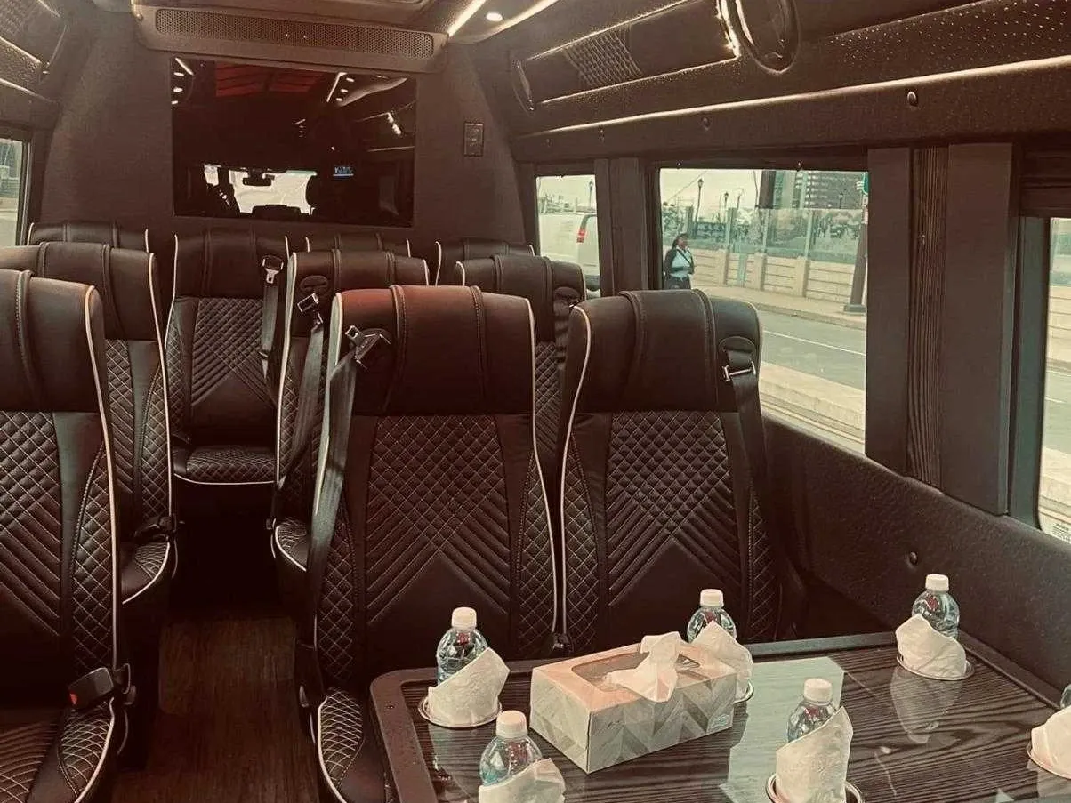 Black Mercedes-Benz Executive Sprinter, photo 4 for minibus rental Black Mercedes-Benz Executive Sprinter, photo 4 for minibus rental