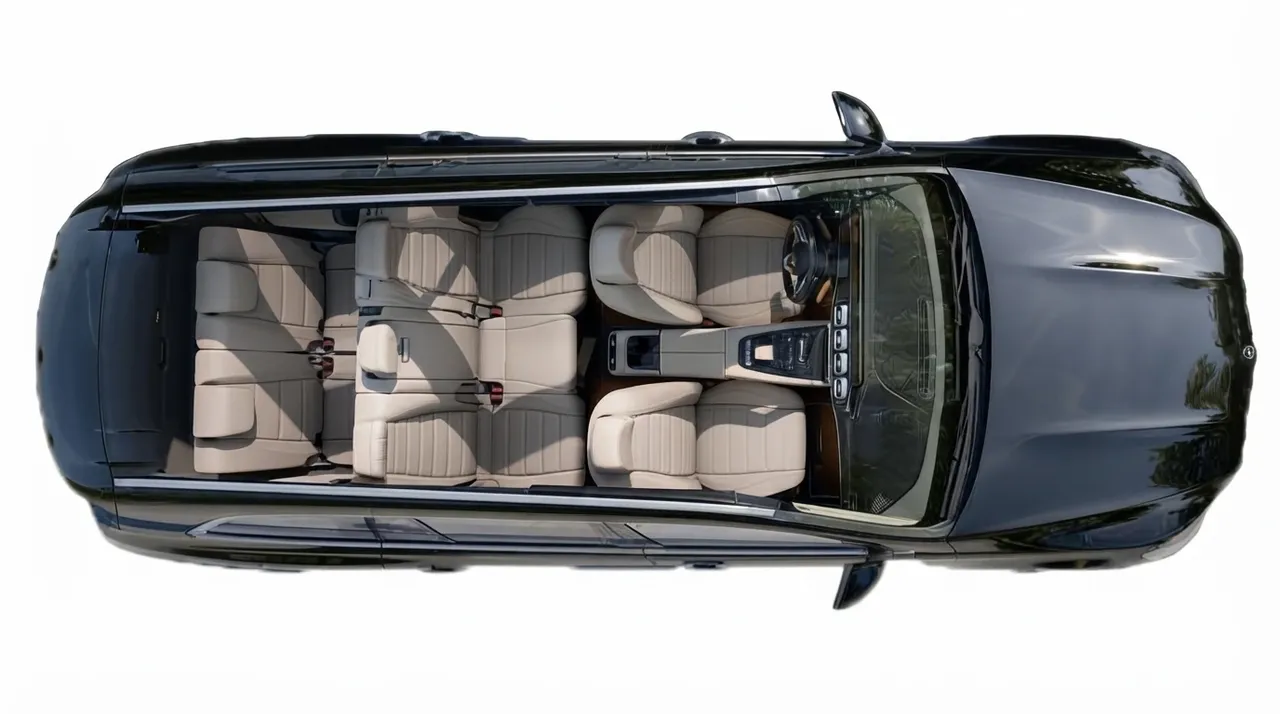 Black Mercedes-Benz GLS 450 SUV for black car service in Bostic, NC