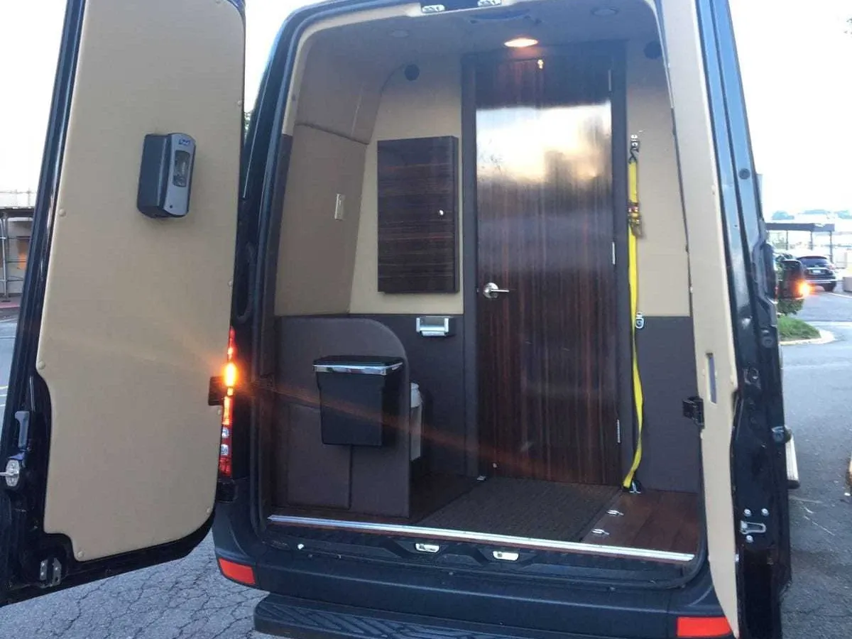 Black Mercedes-Benz Jet Sprinter, photo 6 for minibus rental Black Mercedes-Benz Jet Sprinter, photo 6 for minibus rental