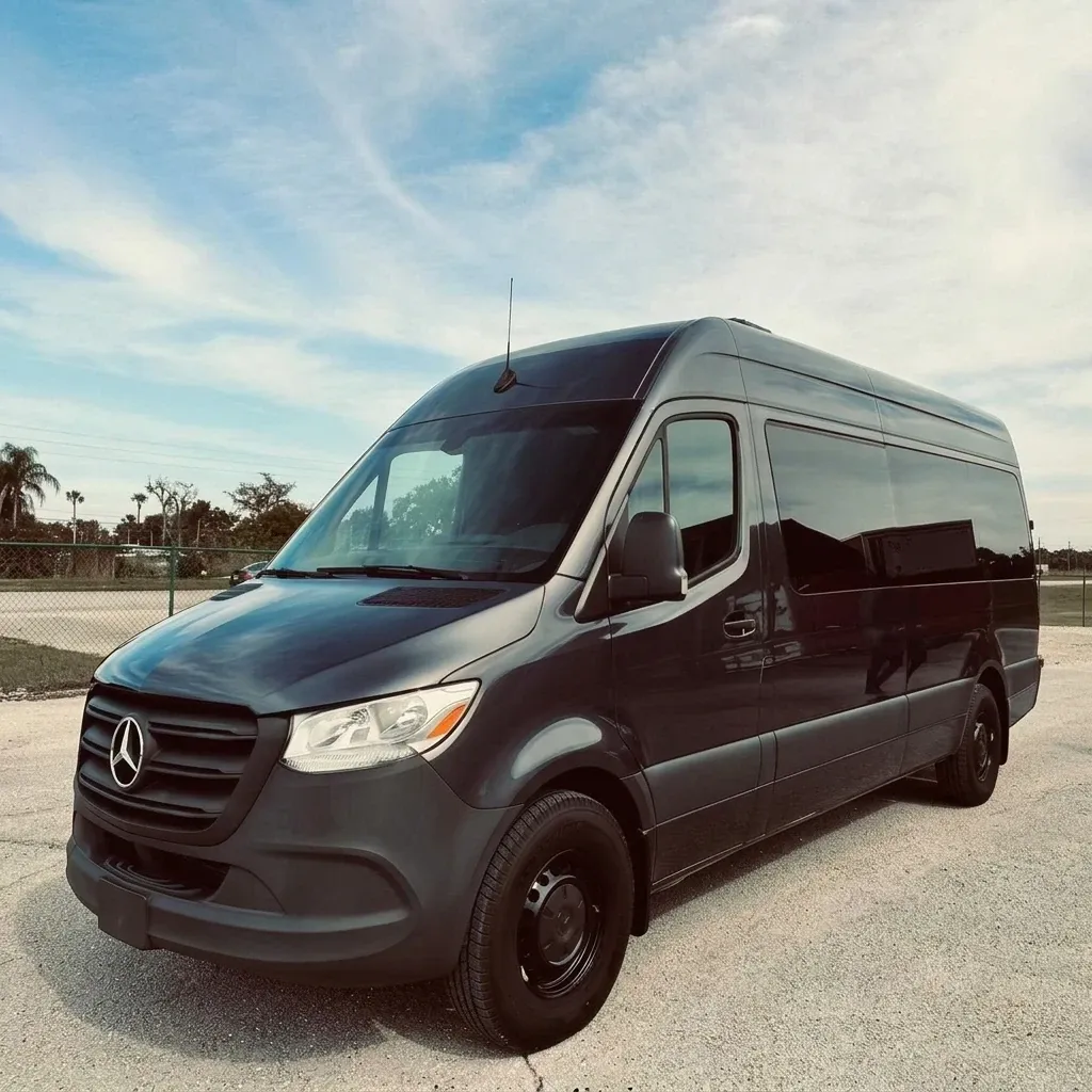 Black Mercedes-Benz Limousine Coach, photo 2 for party bus rental Black Mercedes-Benz Limousine Coach, photo 2 for party bus rental