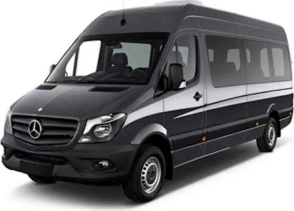 Black Mercedes-Benz Mini Bus for minibus rental Black Mercedes-Benz Mini Bus for minibus rental