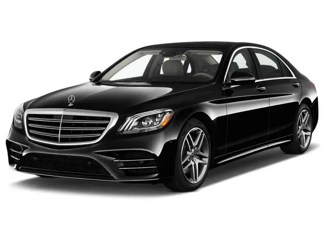 Black Mercedes-Benz S-Class for sedan rental in Yuba County, CA