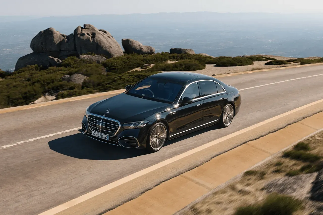 Mercedes-Benz S-Class Executive Sedan for luxury car rental in Merced County, CA