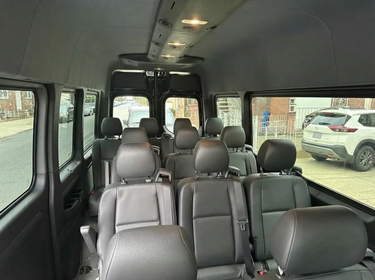 Black Mercedes-Benz Sprinter, photo 4 for minibus rental Black Mercedes-Benz Sprinter, photo 4 for minibus rental