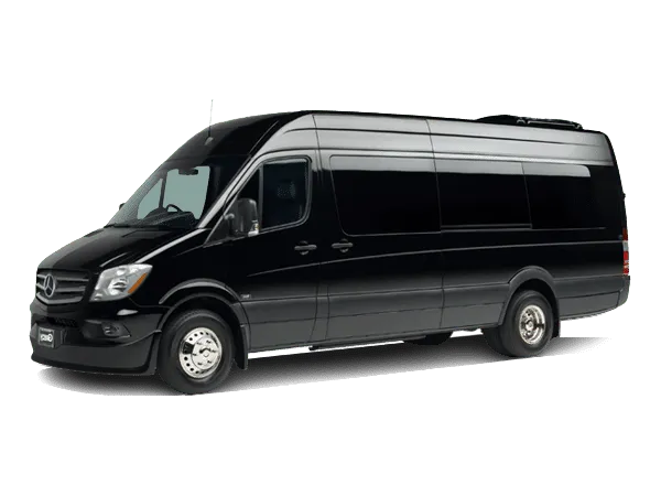 Mercedes-Benz Sprinter Executive Van for mini coach rental in Wellman, TX