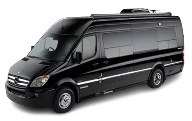 Mercedes-Benz Sprinter Limousine for party bus rental Mercedes-Benz Sprinter Limousine for party bus rental