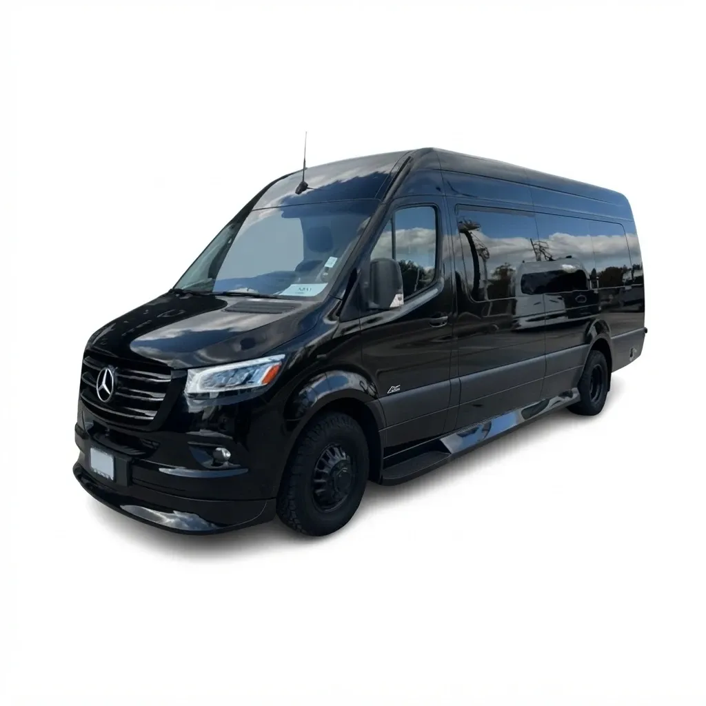 Mercedes-Benz Sprinter Limousine Van for party bus rental Mercedes-Benz Sprinter Limousine Van for party bus rental