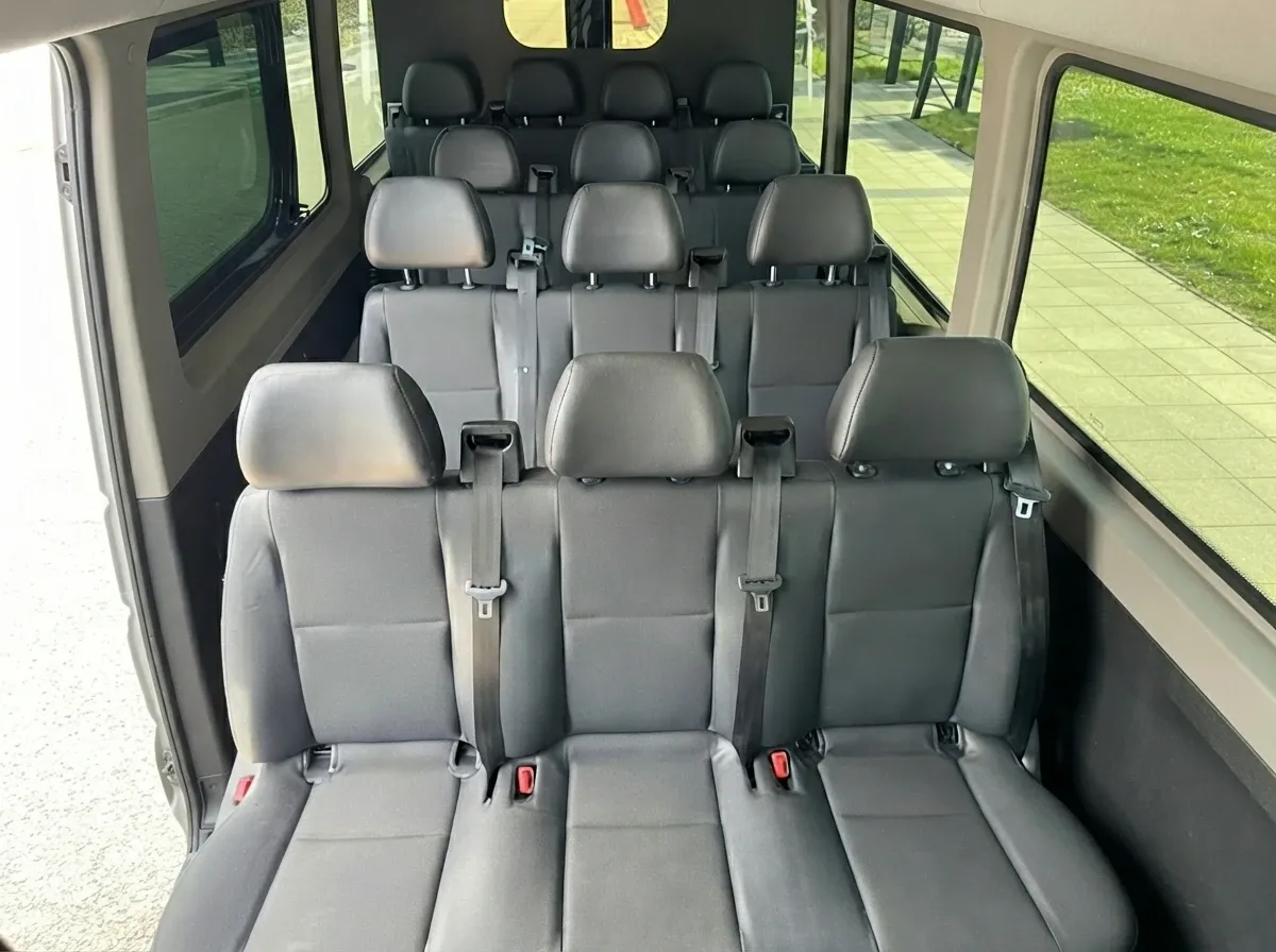 Black Mercedes-Benz Sprinter Van, photo 2 for minibus rental Black Mercedes-Benz Sprinter Van, photo 2 for minibus rental