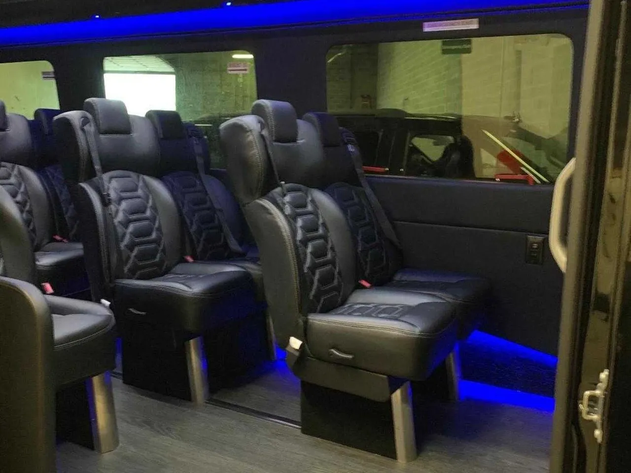 Black Mercedes-Benz Sprinter Van, photo 3 for minibus rental Black Mercedes-Benz Sprinter Van, photo 3 for minibus rental